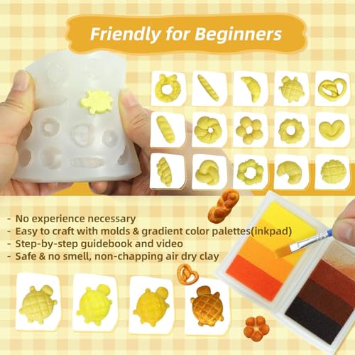iLAND Crafts for Teens 14-16 Adults Bakery DIY Clay Art Kit, Birthday Gifts - style: Clay Bakery w/ Spotlights
