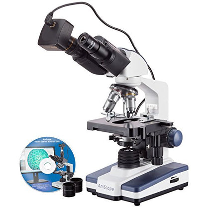 AmScope B120C-5M Binocular Compound Microscope with LED Illumination