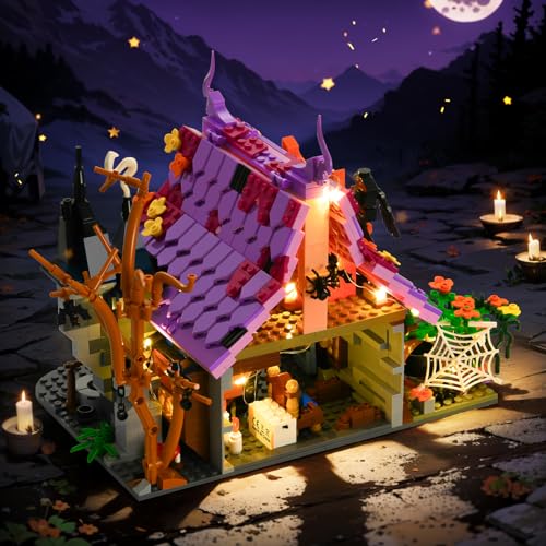Halloween Haunted House Building Blocks Set 1202 PCS for Adults 14+