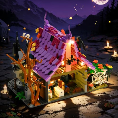 Halloween Haunted House Building Blocks Set 1202 PCS for Adults 14+
