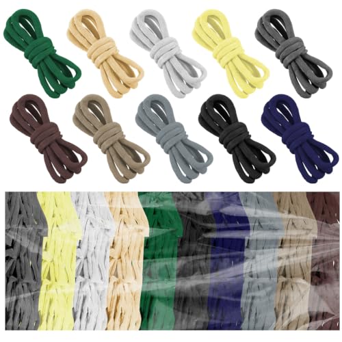IMengjbang 1200 Pcs Refill Loops for 7-Inch Weaving Loom, 8 Neutral Colors - color: 10 Color