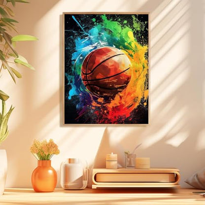 Basketball Diamond Art Kits for Adults, Diamond Painting Kits 12x16 in - color: Style 53