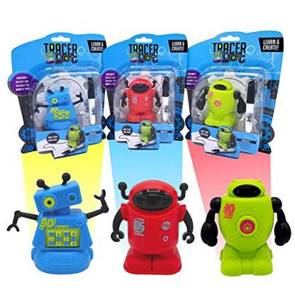 MUKIKIM TracerBot - Green – Mini Inductive Robot That Follows The Black Line You Draw. Fun, Educational, and Interactive STEM Toy with Limitless Ways to Play! Promotes Logic and Creativity Training - color: Green