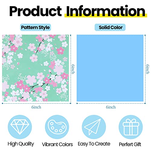 Lincia Origami Paper Kit 20 Colors 6 x 6 Inch for Adults Kids, 840 Sheets