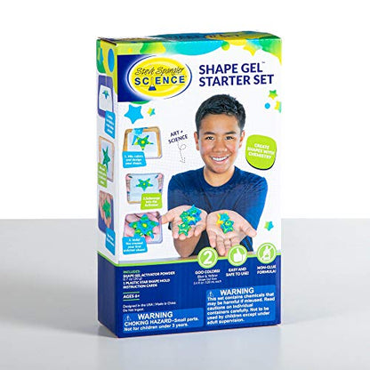 Steve Spangler Science Shape Gel Starter Kit – Hands-On Science Kit for Kids to Learn About Polymers, DIY Slime Kit for Classroom and Home Learning – STEM Activity for Ages 6+ - style: Starter Kit