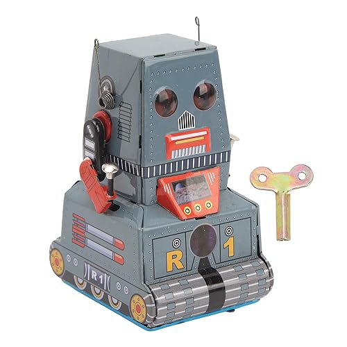 Toy Robot Toy Retro Tinplate Clockwork Mechanical Robot Robot Collectable Touet for Children Adults Christmas Birthday Photography Prop Home Decoration