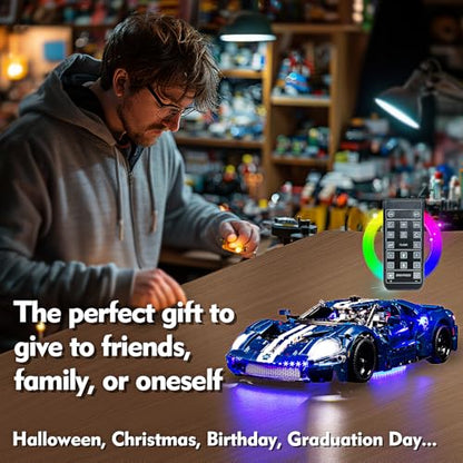 LED Lighting Compatible with Lego 42154 2022 Ford GT Car, Light Kit Compatible with Lego 42154, Giving Light to Model, NOT Included The Model Set(RC Model)