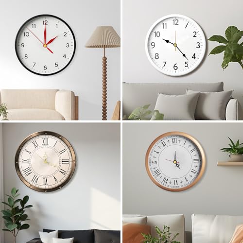 3PCS Clock Mechanism Kit, Quartz Clock Movement Replacement - size: 3PCS + 8 Pairs