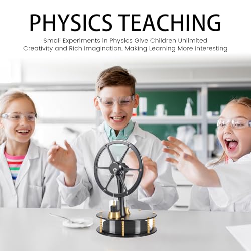HZZ92 Low Temperature Stirling Engine DIY Heat Education Model Class Teaching Brass Aluminium Stirling Engine Low Friction Graphite Piston for Adults Desktop Toy Gift for Engineer-Black - color: Black