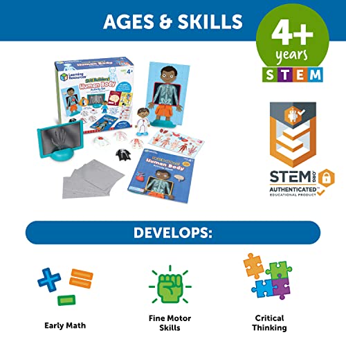 Learning Resources Skill Builders Human Body Activity Set - style: Human Body