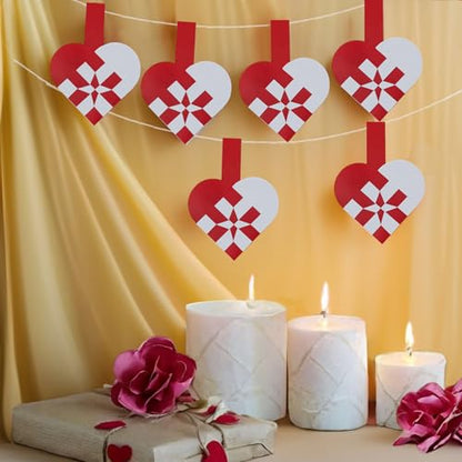 12 DIY Danish Heart Baskets. 4x4 Checkered Pattern with Central Star. Precut and Ready to Use, No Tools Needed. Traditional Weaving Paper Craft to Make Julehjerter. for Experienced Crafters - color: 4x4 With Center Star Kit