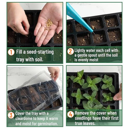 Mr. Pen 5-Set Seed Starter Tray Kits - size: 15-Cells 5-Pack
