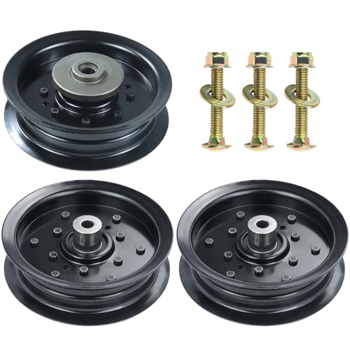 2 Pack 532196104 with 532196106 Idler Pulley for Husvqarna 54" Deck - color: T25 196104+2×196106