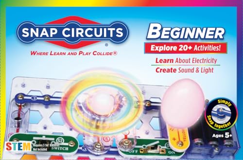 SNAP CIRCUITS Beginner SCB-20 STEM Electronics Toy for Kids Ages 5-9