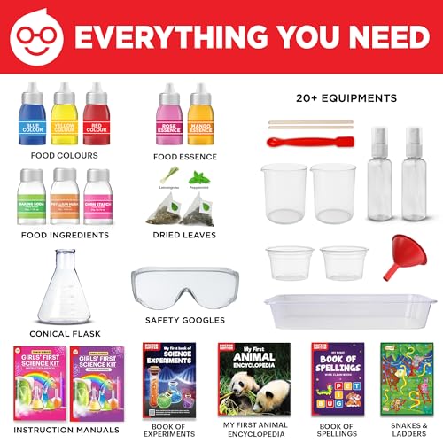 Doctor Jupiter Ultimate Gift Set of Learning for Girls Ages 4-6 - style: Girl Science Gift Set: 4-8 Years