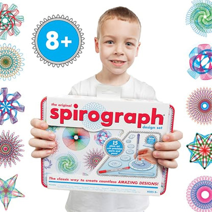Spirograph Design Set Collectors Tin Arts and Crafts for Kids Drawing Kit
