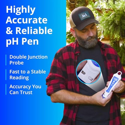 Bluelab pH Pen - ± 0.1 pH Accurate - Durable Double Junction Probe - style: PH Pen