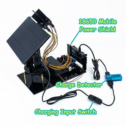 LAFVIN Solar Tracking Starter Kit Project DIY Smart Tracker System STEM Programming Code with Tutorial Compatible with Arduino IDE