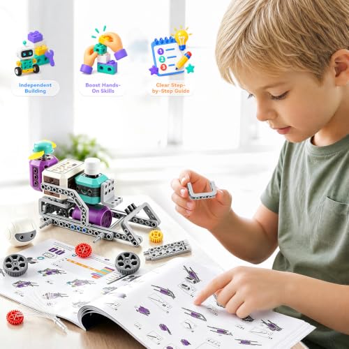 STEM Toys 24-in-1 Circuit Science Experiments Coding Robot for Kids