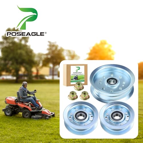 2 Pcs GY22172 Idler Pulley with GY20629 Idler Pulley for D140 Deck - size: 1xGY20629+2xGY22172