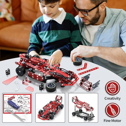 STEM Building Projects Toys - Model Car Kit DIY Building STEM Projects Toys for Kids Boys Girls Ages 8-12-16, Assembly Science Kit Model Car Birthday Gift Toy for Kids Boys 8 9 10 11 12 Years Old - style: 821-3