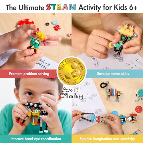 The Off Bits Educational STEM Toys for 6+: Robot Toy Building Sets, 3-in-1 Engineering Kit for Boys and Girls, Build Your Own STEM Building Toys with Endless Possibilities (Jumbo Kit) - style: Jumbo Kit