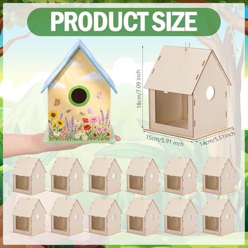 DoubleFill 10 Pack Bird Feeder Kit for Kid, Make Your Own Bird Feeder Craft