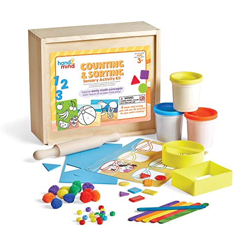 hand2mind Counting and Sorting Sensory Activity Kit, Sensory Box, Ages 3+