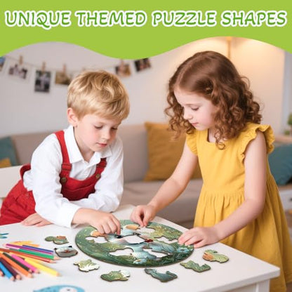 Animal Wooden Puzzles for Kids Ages 6-8 - Woodland Mouse - color: Woodland Mouse