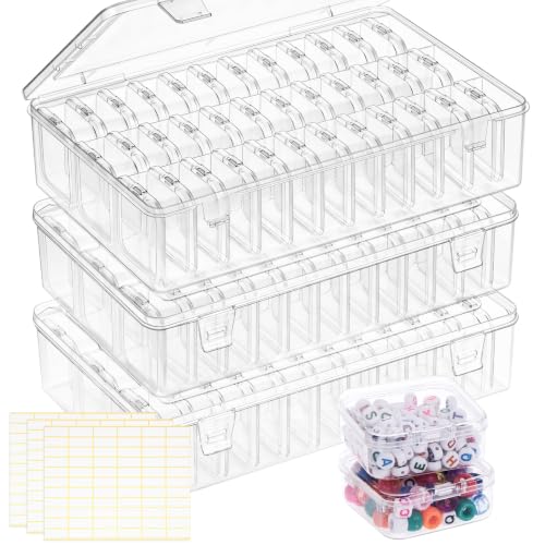Bead Organizer Box 108 Pcs Plastic Storage Containers for Craft Jewelry