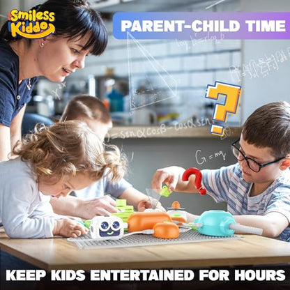SMILESSKIDDO Science Kits for Kids - STEM Toys for Kid, Electronics Exploration Kit, STEM Toy Educational Gifts for Kid Boys Girls Ages 3 4 5 6 7 8 9 10 11 12