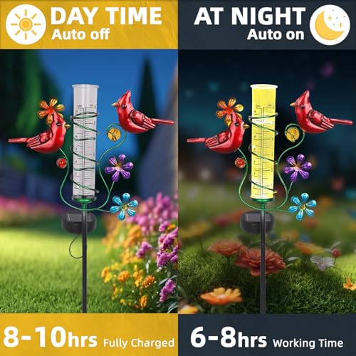 Rain Gauges Outdoors Best Rated, Cardinal Rain Measure Gauge - color: Cardinal