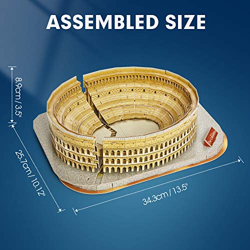 CubicFun 3D Puzzle for Kids - National Geographic Italy Rome Colosseum - color: Rome Colosseum