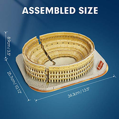 CubicFun 3D Puzzle for Kids - National Geographic Italy Rome Colosseum - color: Rome Colosseum
