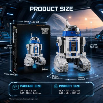 Galaxy Mechanic Robot Building Kit, Remote & App Control STEM Robot Building Toys, Compatible with Lego Robot, Father's Day Birthday Gifts for Teens Adults Fathers, 735PCS
