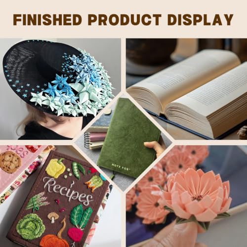 WONVOC Book Binding Kit with 2 Pcs 35x39 Inch Book Cloth - size: Book Cloth Kit