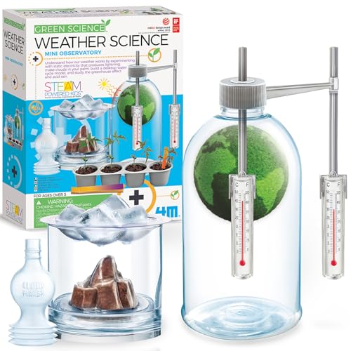 4M Green Science Weather Science Kit - DIY Mini Observatory & STEAM Toy