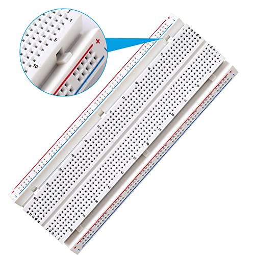3 Set of Solderless Prototype Breadboard 830 tie Points Breadboard (Pack of 3) - size: 3x830 (Pack of 3)