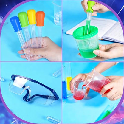 Bbiamsleep 37PCS Science Kits for Kids, Beakers and Test Tubes Experiments