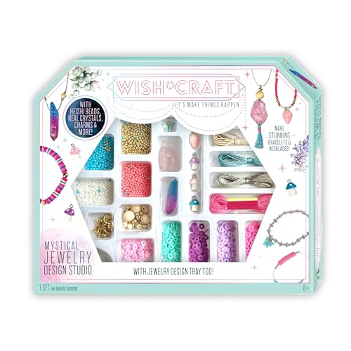 Bright Stripes Wish*Craft Mystical Jewelry Studio DIY Bracelet Kit, Ages 8+ - style: Mystical Jewelry Studio