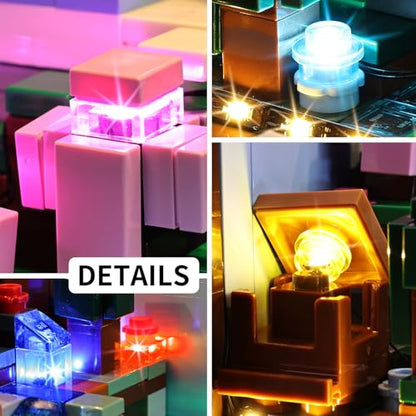 Kyglaring Light Kit for LEGO 21265 The Crafting Table Set, Lights Only - color: 21265-Lighting-Classic