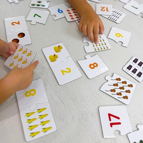 The Learning Journey: Match It! - Counting - 30 Piece Self-Correcting Number & Learn to Count Puzzle - Preschool Learning Toys - Award Winning Toys