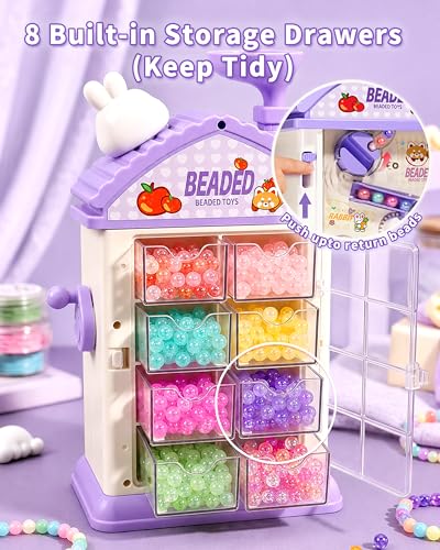 STACTCUTE Bracelet Maker Machine for Girls 6-12(Purple) - color: Purple