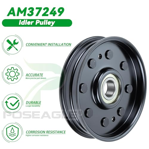 AM37249 Idler Pulley for John Deere 48 Inch X300 STX38 Tractors - size: 1xAM37249