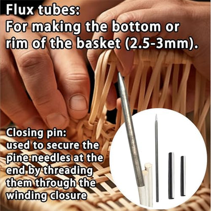 20Pcs Basket Weaving Tools kit, All-in-One Basket Weaving Supplies