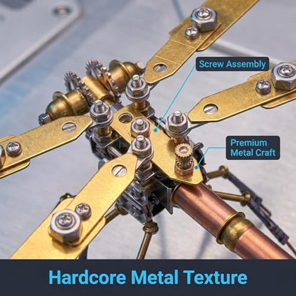 3D Metal Puzzles Model Kits for Adults - Build Dragonfly Hobby Kits for Men - Arts and Crafts Cool Things for Father Gifts for Birthday Ideas (Mechanical Dragonfly C) - style: Mechanical Dragonfly C