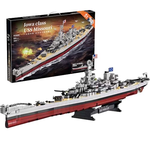 USS Missouri - Battleship Building Blocks,2228 PCS Model Toy for Adults - style: USS Missouri