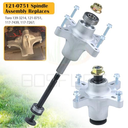 139-3214 Spindle Assembly for Toro SS4225 SS4235 SS5000 MX5060 Deck - size: 121-0751A
