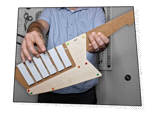Makey Makey Keytar Invention Launchpad Starter Bundle - Activity kit for STEM Engineering and Coding - Build, Customize, and Play Your Own Educational Instrument
