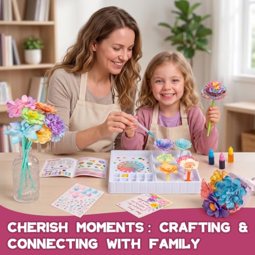 Mimiblooms Paper Flowers Science Kit for Girls for Girls 6 7 9 10 11 Years